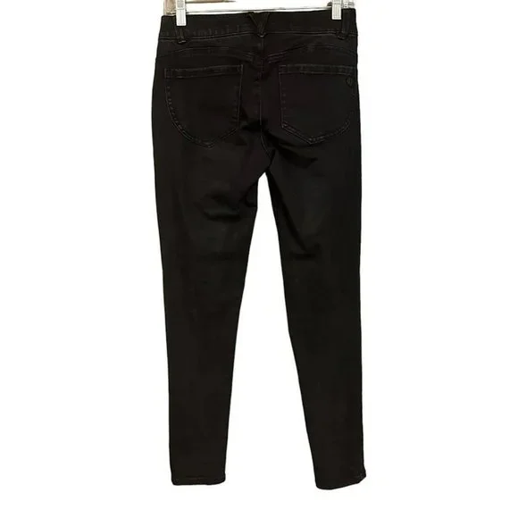 Democracy "Ab"solution Ab Technology Black Skinny Jeans‎ Womens 4 - Picture 2 of 5